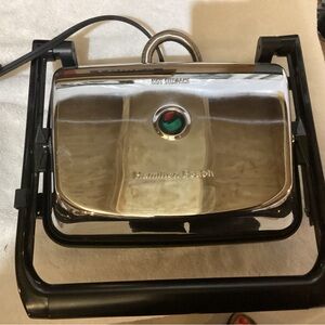 Hamilton Beach hot sandwich, panini maker.